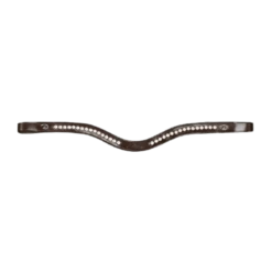 Browband Half Swarovski V-Shaped NEC