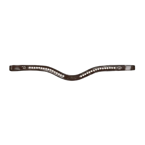 Browband Half Swarovski V-Shaped NEC 3 Browband Half Swarovski V-Shaped NEC