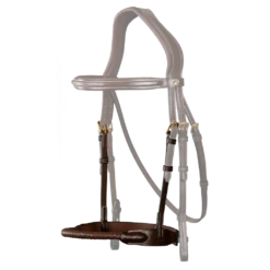 Rope Noseband DC With Leather Cover
