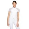 Women's Competition Shirt Florentine MC, Short-Sleeved -Equestrian Supplie Shop ego7 turniershirt florentine mc white 1 1280x1280