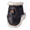 Fetlock Boots ELight Fluffy Glitter -Equestrian Supplie Shop equick Streichkappen elight fluffy glitter mit kunstfell schwarz 1280x1280