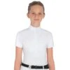 Girls' Competition Shirt Jupiterk, Polo Shirt -Equestrian Supplie Shop equiline turniershirt juoiterk white 1 1280x1280