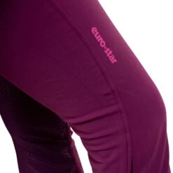 Women's Riding Breeches Acapella, Full Grip -Equestrian Supplie Shop euro star reithose damen acapella vollbesatz full grip purple 5 1280x1280