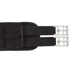Saddle Girth Memory Foam With Elastic Insert -Equestrian Supplie Shop kavalkade sattelgurt memoryfoam elast schwarz 2 1280x1280