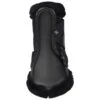 Lemieux Fleece Edge Mesh Brushing Boots -Equestrian Supplie Shop lm fleeceedgeboots blackblack1 hr processed 1280x1280