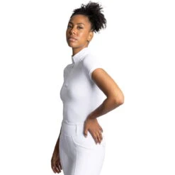 Women's Competition Shirt Air Show, Short-Sleeved -Equestrian Supplie Shop maximilian equestrian turniershirt airshow white 5 1280x1280