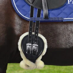 Lambskin Saddle Girth Cover ForBlu Wave -Equestrian Supplie Shop passier sattelgurtbezug passier blue wave lammfell 4 1280x1280