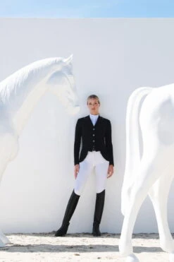 Pikeur Women's Dressage Short Coat Cecile -Equestrian Supplie Shop pikeur dressurfrack cecile black 3 1280x1280