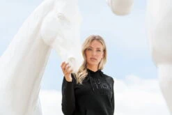 Pikeur Women's Hoodie Vajessa SS23, Hooded Sweater -Equestrian Supplie Shop pikeur hoody damen vajessa FS23 caviar 02 1280x1280