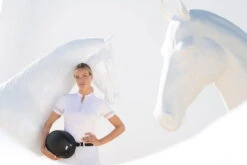 Pikeur Women's T-Shirt Valine SS23, Training Shirt, Short Sleeve -Equestrian Supplie Shop pikeur top damen valine FS23 white 02 1280x1280