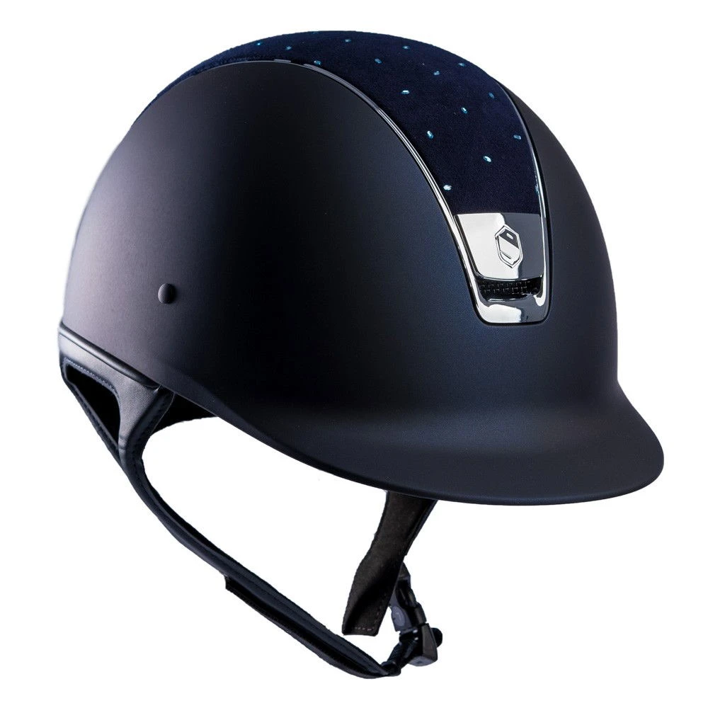 Riding Helmet Classic Shadowmatt Crystal Comet Light