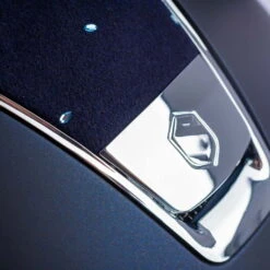 Riding Helmet Classic Shadowmatt Crystal Comet Light -Equestrian Supplie Shop samshield reithelm classic shadow matt crystal comet light chrome silver chrome blue aquamarine 3TQgHNG8iHs3MW 1280x1280