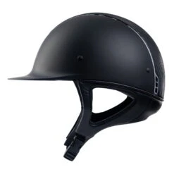 Riding Helmet Classic Shadowmatt Leather, Chrome Silver, Chrome -Equestrian Supplie Shop samshield reithelm classic shadow matt leather chrome silver chrome schwarz 2U9rzMSYoeS6Md 1280x1280