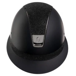 Riding Helmet Classic Shadowmatt Miss Shield Crystal Fabrics -Equestrian Supplie Shop samshield reithelm csm miss shield crystal fabrics titanium black chrome schwarz 3g6ieGmr6YqIs8 1280x1280