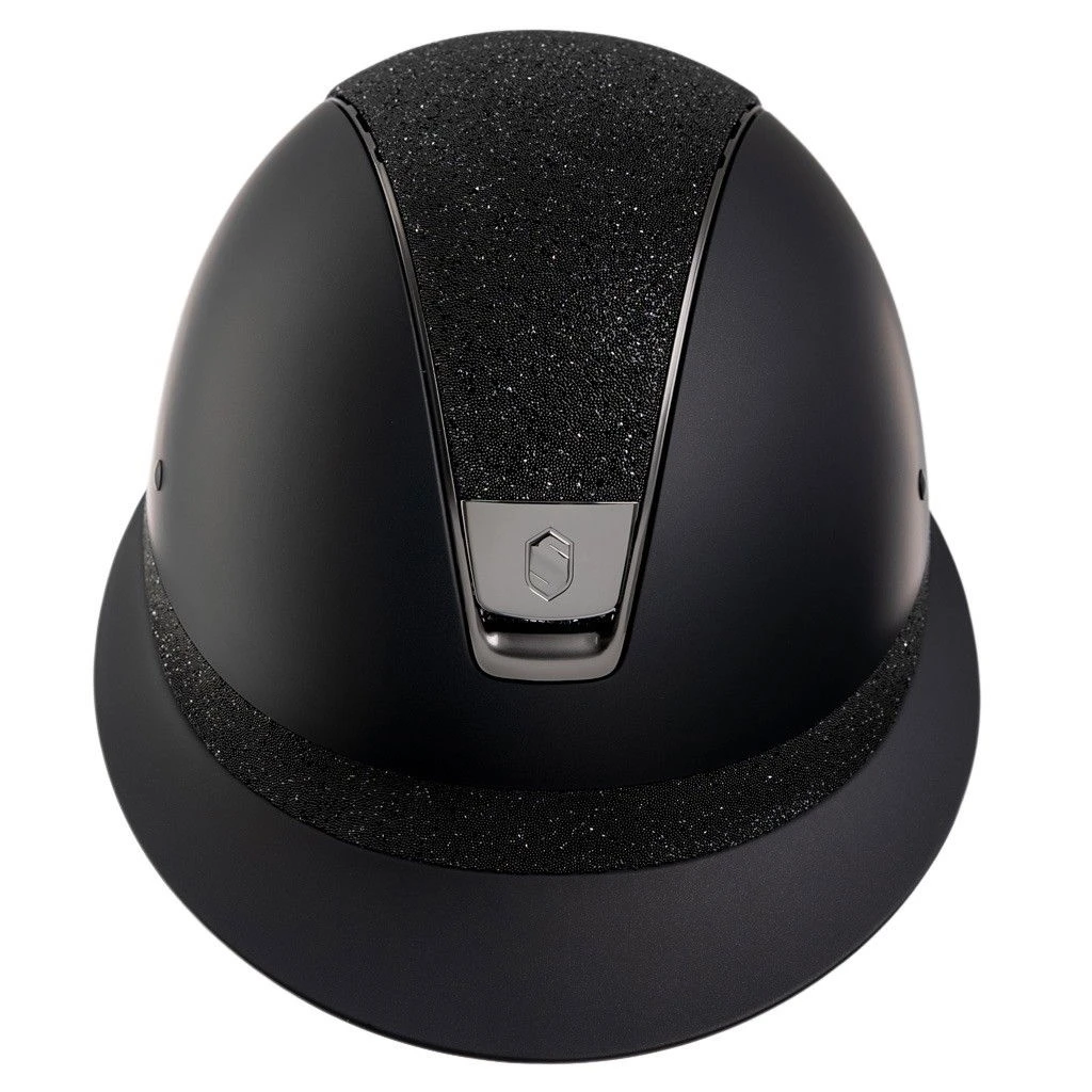 Riding Helmet Classic Shadowmatt Miss Shield Crystal Fabrics - Image 4