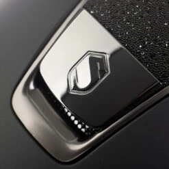 Riding Helmet Classic Shadowmatt Miss Shield Crystal Fabrics -Equestrian Supplie Shop samshield reithelm csm miss shield crystal fabrics titanium black chrome schwarz 4R0tOgTZUJIi5O 1280x1280