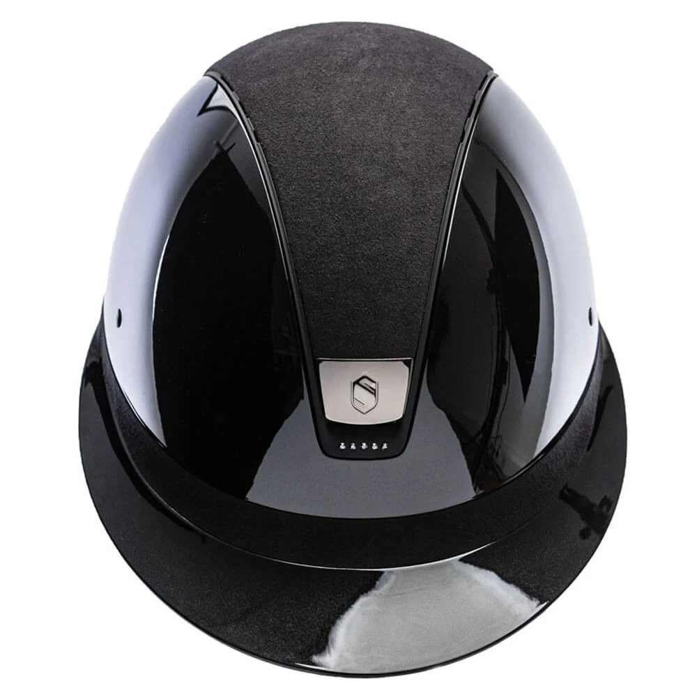 Riding Helmet Glossy Miss Shield, Top+FB Alct, Trim Matt, 5 Sw Hematite, Blazon Blk Chrm 5 Riding Helmet Glossy Miss Shield, Top+FB Alct, Trim Matt, 5 Sw Hematite, Blazon Blk Chrm - Image 3