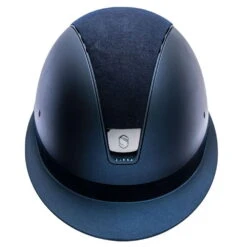 Riding Helmet Miss Shield SM, Top+FB Alct, Trim Matt, 5 Sw Metallic Blue, Blazon Blk Chrm 8 Riding Helmet Miss Shield SM, Top+FB Alct, Trim Matt, 5 Sw Metallic Blue, Blazon Blk Chrm -Equestrian Supplie Shop samshield reithelm miss shield sm top fb alcantara trim matt 5 sw metallic blue blason blk chrm blau 3 1280x1280