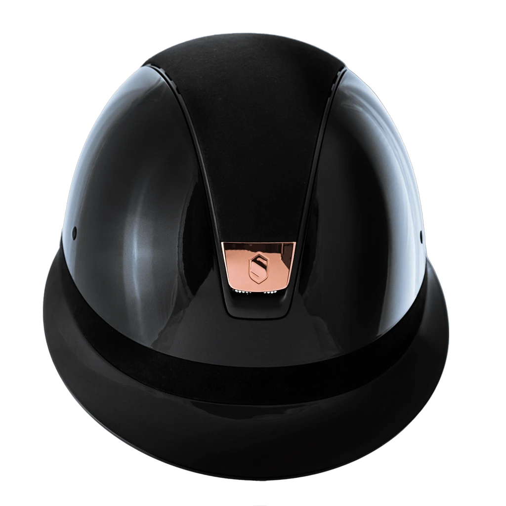 Riding Helmet MS SG, Top Alct Mtl Rose Shield Sw, FB Alct, Trim Matt, Blazon Rose Gold 6 Riding Helmet MS SG, Top Alct Mtl Rose Shield Sw, FB Alct, Trim Matt, Blazon Rose Gold - Image 4