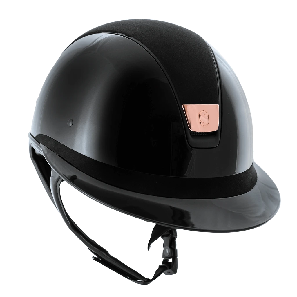 Riding Helmet MS SG, Top Alct Mtl Rose Shield Sw, FB Alct, Trim Matt, Blazon Rose Gold 3 Riding Helmet MS SG, Top Alct Mtl Rose Shield Sw, FB Alct, Trim Matt, Blazon Rose Gold