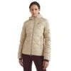 Women's Down Jacket Mid-Weight Re-Down FW22 -Equestrian Supplie Shop tommy hilfiger equestrian jacke midweight redown beige 1 1280x1280